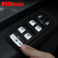 Car Accessories Window Glass Lift Switch Button Trim Cover For Land Rover Discovery 4 L319 Range Rover Sport L320 Freelander 2