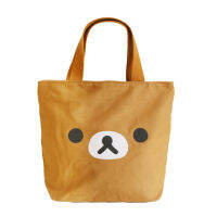 New Kawaii Cartoon Rilakkuma Kids Small Canvas Handbags Woman Lunch Bags for Picnic For Children