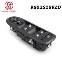 SORGHUM For Peugeot 301 2014-2017 Electric Master Power Window Control Switch 98025189ZD 98025201ZD Front Left Lifter Switch