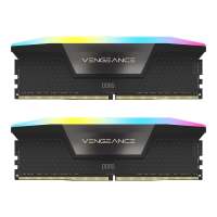 32GB (16GBx2) DDR5 5600MHz RAM (หน่วยความจำ) CORSAIR VENGEANCE RGB DDR5 (BLACK) (CMH32GX5M2B5600C36K) ///