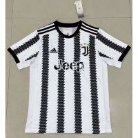 2223ใหม่ผู้ชาย juventus Home ฟุตบอล JERSEY เสื้อสีดำสีขาวลายแขนสั้นฟุตบอล JERSEY เสื้อขนาด S-2XL ผู้ชาย JERSEY เสื้อ juventh USS