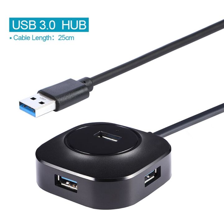 USB ฮับ3.0 2.0ที่พ้วง USB แยก USB สำหรับพีซี USB หลายตัว USB ตัวขยายพอร์ต4พอร์ตความเร็วสูง3แฮบมินิไมโคร USB3.0การ์ดรีดเดอร์ฮับ