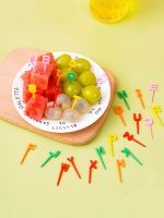 Reusable 26 Letters Fruit Fork Kids Food Pick Lunch Box Toothpick Cute Christmas Salad Snack Cake Dessert Fork Decoration