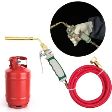 Liquefied Welding Gas Torch Fire Gun Single And Double Switch Type  Liquefied Gas Torch LPG Gas Spray Gun Flame Thrower With Hose