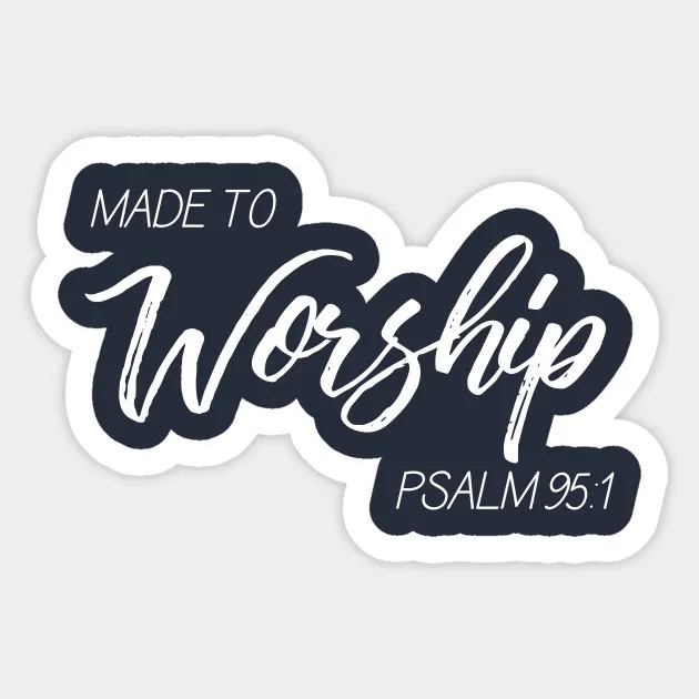 Bible Verse Waterproof Vinyl Sticker for Motorcycle, Bike, Laptop