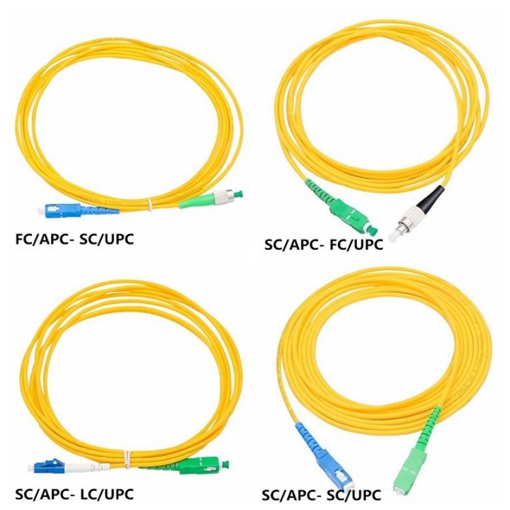 การขาย-sc-apc-to-sc-fc-lc-st-upc-โหมดเดี่ยว-single-core-3-m-5-m-10-m-20m-30m-fiber-jumper-tail