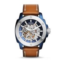 fossil [ORIGINAL]  ME3135 Brown Leather Modern Sport Machine Mens Watch