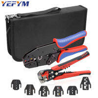 Crimping Tools YFX Quick Replace Jaw for Heat Shrink, Non-Insulated, Open Barrel, Non-Insulated Ferrules Ratcheting Pliers