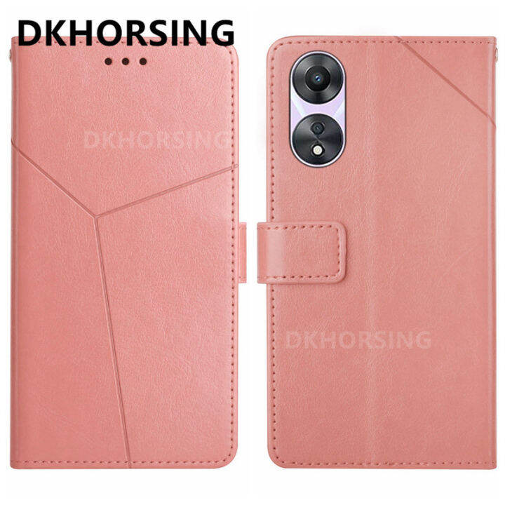 dkhorsing-2023เคสใหม่สำหรับ-oppo-a78-a78nfc-a57-a17-a17k-กระเป๋าเงินแบบกลับด้านได้หนัง-pu-เคสโทรศัพท์-a78-oppo-4g-5g-แฟชั่นฝาหลังขาตั้ง-oppoa57-4g-2022