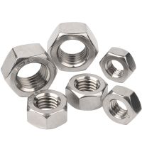 10/100pcs A2-70/ 304 Stainless Steel Hex Hexagon Nut M1 M1.2 M1.4 M1.6 M2 M2.5 M3 M4 M5 M6 M8 M10 M12 Nuts for Screw Bolt