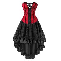 2021Steampunk Corset Dress Overbust Corsets Bustiers Top Sexy Gothic Corselet Vintage Victorian Corset Costume Modeling Strap Women