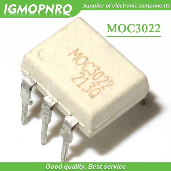 5PCS MOC3022M DIP 6 MOC3022 6 PIN SCR output optocoupler New Original Free Shipping
