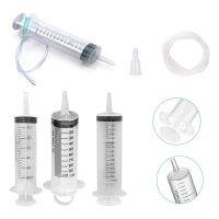 【CC】 50/60/80/100/150ML Large Capacity Plastic Syringe Reusable Washable Measuring Injector for Fluid