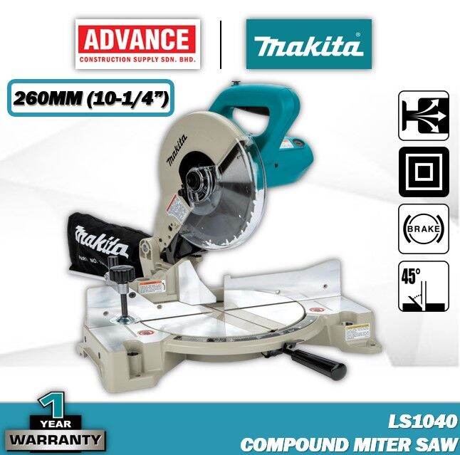 MAKITA LS1040 Compound Miter Saw 260MM (10-1/4") | Lazada