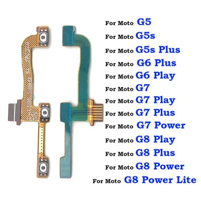 ใหม่ปุ่มคีย์ด้านข้างเฟล็กซ์สำหรับ Motorola Moto G6 G5 G8 G7 G9 Play Plus Power Lite Power Volume Flex
