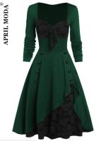 【HOT】▥❂✥ S-5XL Gothic 50s 60s Rockabilly Pin Up Dresses Tunic Vestidos Drop Shipping