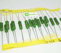 (จำนวน 10ชิ้น) รีซิสเตอร์ Non-inductance resistor 0.33R 3W GREEN