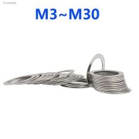 ◐ Flat Washer 304 Stainless Steel Flat Washer Ultra Thin Gasket Precision Adjusting Gasket M3 to M30 0.1mm 0.2mm 0.3mm 0.5mm 10Pcs