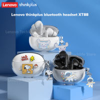 Lenovo XT88หูฟังบลูทูธ9D กันน้ำสำหรับกีฬาสเตอริโอหูฟังเอียบัดไร้สายบลูทูธ5.3หูฟังพร้อมไมโครโฟน