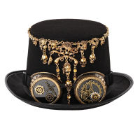 เทศกาลชาวเยอรมันหมวกบุรุษ Steampunk หมวกด้านบนกะลาเทศกาลพรรคอุปกรณ์เครื่องแต่งกาย