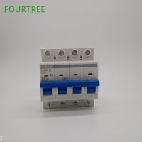 【❉HOT SALE❉】 zhilao 4 Pole Din Rail 400V ~ Mini เบรกเกอร์ในครัวเรือนสวิทช์กล่องกระจาย Mechanical อุปกรณ์ป้องกันมอเตอร์72มม.