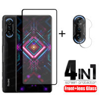 4-in-1 For Xiaomi Redmi K40 Gaming Glass For Redmi K40 Gaming Tempered Glass HD Screen Protector For Redmi K40 Gaming Lens Glass