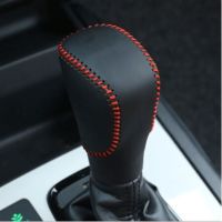 Genuine Leather Gear Shift Knob Head Grip Cover Collars For Honda Civic 11Th Generation 2021 2022 Interior Essories