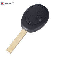 KEYYOU 10PCS เปลี่ยน Shell Smart Remote Car Key Case สำหรับ Land Rover สำหรับ Rover 75 ZT สำหรับ Discovery TD5 2ปุ่ม Auto Key Case