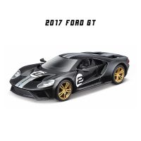 Bburago 1:32 2021 Ford GT 2017 2018 Belt Acrylic Display Box Alloy Car Model Mold Toy Car Kids Toys for Kids Gift Boys Toys