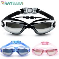 Rayseeda High Quality Anti Fog Anti UV Swimming Glasses Fashion Wide View Swimming Goggles For Men Women Surfing Diving Eyewear