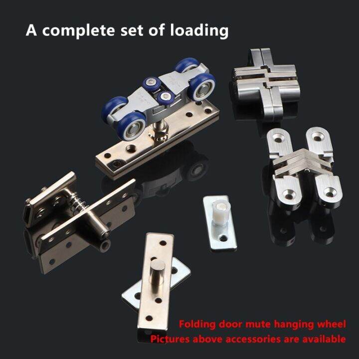 Folding Door Hanging Wheel Wooden Door Pulley Fittings Partition Door