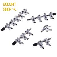 EQUOMT เครื่องแยกอากาศตู้ปลาทนทาน1To5ทางปั๊มออกซิเจนควบคุมการไหลของอากาศอุปกรณ์สำหรับตู้ปลาวาล์วตู้ปลา