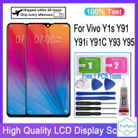 ต้นฉบับสำหรับ Vivo Y1s Y91 Y91i Y91c Y93แผงหน้าจอทัชสกรีนจอแสดงผล LCD แบบสัมผัสหน้าจอ Y95