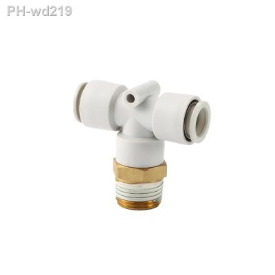 10 PCS SMC Type Airway Quick Coupling KQ2T Series Tee External Thread Pneumatic Connector Plug 4-16mm Air Pipe Quick Plug