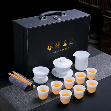 Porcelain Kung Fu Tea Set Office Reception High-end Gift Box