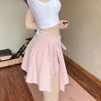 Summer Sports Skirt With Bottom Shorts High Waisted Yoga Skirts Pants Fake Two Piece Quick Drying Wear Fashion Fitness Running