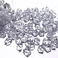 200PCS Plastic Gems Ice Grains Colorful Stones Children Jewels Acrylic Jewels Ice Counter Crystal Diamonds Toy Vase Fish Decor