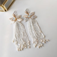 Baroque Statement Handmade Jewelry Freshwater Pearl Bridal Drop Earrings Dangle Earrings For Wedding Women Party