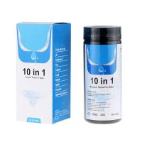 100แถบ/ขวด10 In 1อเนกประสงค์คลอรีน PH แถบทดสอบสำหรับสปาสระว่ายน้ำน้ำทดสอบกระดาษ