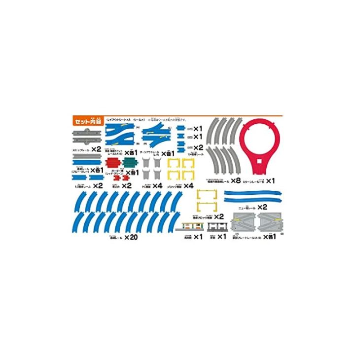 ส่งตรงจากญี่ปุ่น-plarail-20เลย์เอาต์เพื่อให้ทำมันดูดี-ชุดรถไฟ-dx