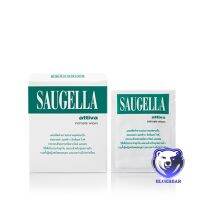 Saugella Attiva Wipes ซอลเจลล่า แอ็ทติว่า ไวพ์ pH4.5 แผ่นเช็ดทำความสะอาดจุดซ่อนเร้น 1 บรรจุ 10 แผ่น - สีเขียว