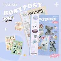 【CC】 ROSYPOSY Soft Magazine Stickeres Posy Scrapbooking Big Sticker Junk Diary Pink Stickers Supplies