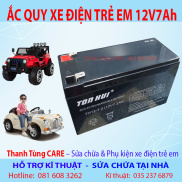 Ắc quy xe điện trẻ em 12V-7Ah - Pin Ắc quy chì khô cho Ô tô