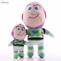 DECALE Kawaii Woody Jessie ตุ๊กตาตุ๊กตายัดนุ่น Buzz Lightyear จี้พวงกุญแจของขวัญเด็ก