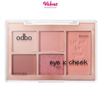 อายแชโดว์ พาเลท แต่งตา ปัดแก้ม Odbo Eye X Cheek (OD1044)