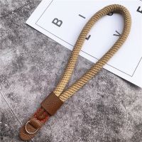 Lanyard Pergelangan Tangan Tali Kamera Katun Dikepang Landyard Bulat Lubang Pergelangan Tangan Tali Lanyard untuk Leica Kamera Digital SLR