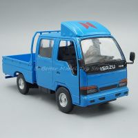 1:32รถ Diecast ของเล่นโมเดลรถบรรทุก Isazu เบาพาหนะสินค้าดึงกลับพร้อมเสียงแอมป์; เบา