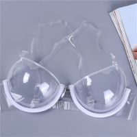 【cw】 Invisible Transparent Plastic Disposable Soft Cup Adjustable Shoulder Buckle Female Bralette