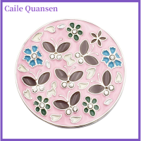 Caile กระเป๋าพับกระเป๋าถือตะขอกระเป๋า Tote Flower Shape Metal BAG Table hanger Holder