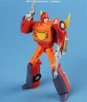 MS21วอล์คเกอร์ G1 MS-21เปลี่ยนรูปแบบ MFT ก้านร้อน Rodimus Prime Flame Walker ขนาดมินิพกพานักรบ KO หุ่นยนต์ของเล่นตุ๊กตาขยับแขนขาได้